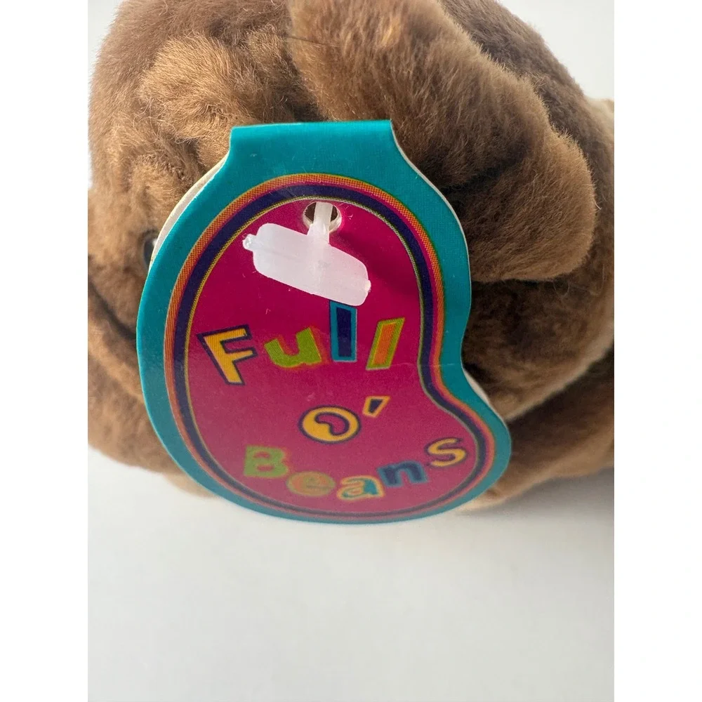 Vintage 1997 Avon Rumply the Sharpei Brown Dog Beanbag‎ Plush with Tags 7